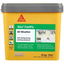 Sika 669017  FastFix All Weather Jointing Compound Dark Buff 15kg