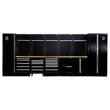 Draper BUNKER® 25 Piece Modular Storage Combo with Hardwood Worktop, 4915mm