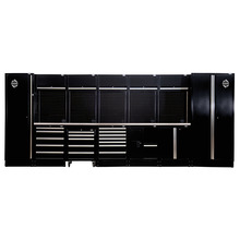 Draper BUNKER® 25 Piece Modular Storage Combo with Sink and Stainless Steel Worktop, 4915mm