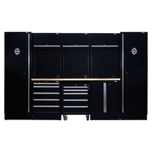 Draper BUNKER® 16 Piece Modular Storage Combo with Hardwood Worktop, 3240mm