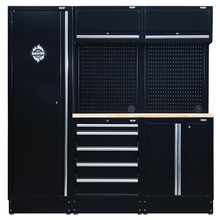 Draper BUNKER® 11 Piece Modular Storage Combo with Hardwood Worktop, 1960mm