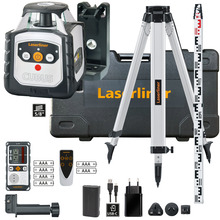 Laserliner 052205A Cubus 210S Rotary Laser Set 150cm With Tripod, Receiver & Case