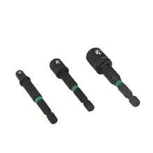 Rika HEXS003 Rikä 3-Piece Professional Shockware Socket Adaptor Set