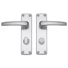 Eclipse Aluminium Bathroom/Privacy Lever Set - Satin Anodised Aluminium - J31077