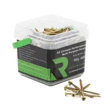 Rika MPSRX024 Ultimate Wood Screw 5.0 x 80mm RX CSK Pozi Multi Purpose Screw 400pk