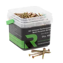 Rika MPSRX023 Ultimate Wood Screw 5.0 x 70mm RX CSK Pozi Multi Purpose Screw 450pk