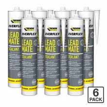 Everbuild 486216x6 Lead Mate Sealant Grey 295ML 6 PACK
