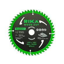 Rika Rikä TCTR002 Razor Pro TCT Plunge Saw Blade 160mm x 48T x 20mm