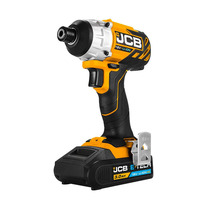 JCB 18V Brushless 180Nm Impact Driver with 3.0Ah Li-ion Battery & 2.4A Fast Charger, 1/4 Hex Quick Release Chuck | 21-18BLID-3CX-B
