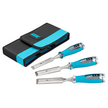 Ox OX-P371203 Pro 3 Piece Wood Chisel Set In Velcro Case - 13mm, 19mm & 25mm