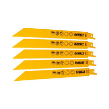 DeWalt BIM Recip Metal 203mm 14TPI 5Pk