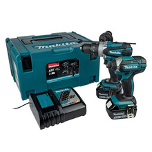 Makita DLX2145TJ 18V 2x5.0Ah Li-ion Hammer Drill/Impact Driver Kit