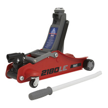 Sealey 2180LE 180� Handle Low Profile Short Chassis Trolley Jack 2 Tonne - Red