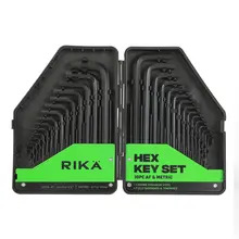 Rika IHEX030 Rikä 30-Piece Professional Metric and Imperial Hex Key Set