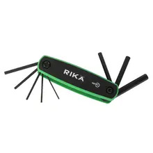 Rika HKEY008 Rikä 8-Piece Professional Folding Metric Hex Key Set