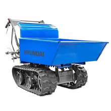 Hyundai 196cc 300kg Petrol Tracked Mini Dumper Power Barrow Transporter | HYTD300
