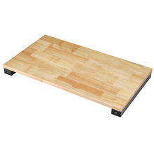 Draper BUNKER® Modular Hardwood Worktop for 3 Tier Tool Trolley with Pull Handle