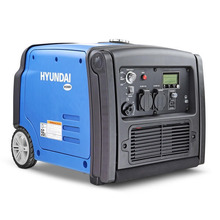Hyundai 3200W / 3.2 kW Petrol Inverter Generator, Remote Keyfob & Electric Start, Wheel Kit & Closed Case Design | HY3200SEi