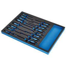 Draper BUNKER® Screwdriver Set in EVA Foam Inlay (16 Piece)
