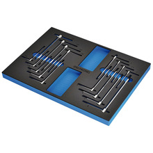 Draper BUNKER® Torx and Hex T-Key Set in EVA Foam Inlay (17 Piece)