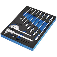 Draper BUNKER® Knee Wrench, Measuring and Pick-up Set in EVA Foam Inlay (10 Piece)