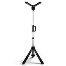 Excel EXL10968 10968 6000 Lumens Rechargeable LED Tripod Work Light with Adjustable Head