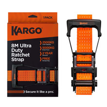 Kargo 50mm x 8m Ultra Duty Ratchet Strap