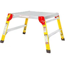 Excel 7521 Fibreglass Work Bench Platform Heavy Duty Folding Hop Up 600mm x 600mm 