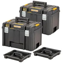 DEWALT DWS183346x2 Storage TSTAK&trade; 2.0 Deep Toolbox TWIN PACK