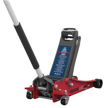 Low Profile Trolley Jack with Rocket Lift 3 Tonne - Red