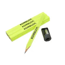 XMS26PENCILS XMS Komelon Carpenters Pencils & Sharpener Set