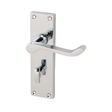 Eclipse Victorian Scroll Lever Bathroom Set - PCP - J34102