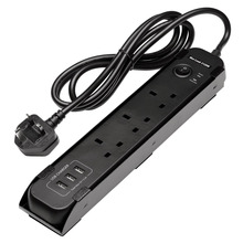 Draper BUNKER® UK Power Strip with Magnetic Holder