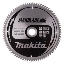 Makita B-32845 B-09070 260mm x 30mm x 80T MAKBlade For Stationary Saws