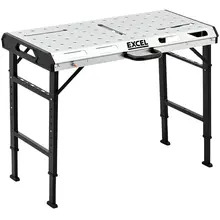 Excel 31575 Portable Steel Welding Table & Workbench with Adjustable Height