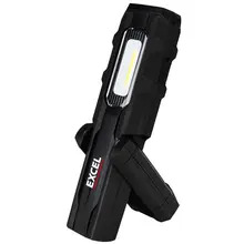 Excel 10946 600 Lumens LED Rechargeable Magnetic Handheld Work Light with Red Laser