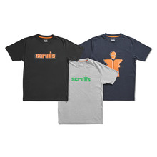 Scruffs Houghton Worker T-Shirt - 3 Pack