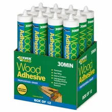 Everbuild 484684X12 Lumberjack 30 MIN PU Wood Adhesive Tube 310 mL - BOX OF 12
