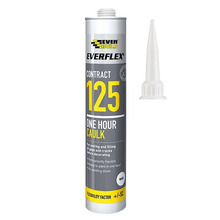 Everbuild 125 One Hour Caulk White 380ML - 485997