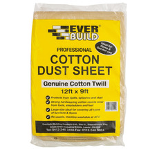 Everbuild Cotton Dust Sheet 129 ft - 484993