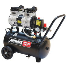 SIP SIP-05478 DD 2hp 24ltr Low Noise Oil-Free Compressor