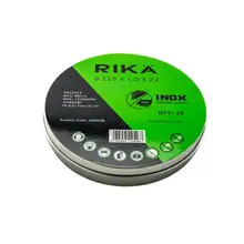 Rika ABRR008 Stainless Thin Cutting Disc INOX 115mm x 1.0mm x 22mm 10 Pack