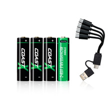 Coast ZITHION-X AA Rechargeable AA ZITHION-X Batteries Pack Of 4