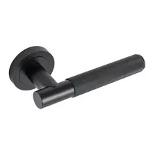 Eclipse 62231 Knurled Lever on Rose - Matt Black - Pair