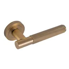 Eclipse 62237 Knurled Lever on Rose - Matt Antique Brass