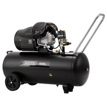 Draper 100L Direct Drive V-Twin Air Compressor, 2.2kW/3hp