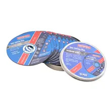 XMS26CUTOFF XMS Faithfull 115mm (4.5in) Inox Metal Cutting Discs (10 Pack)