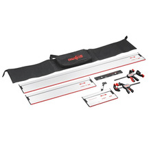 Mafell Guide rail set Inc Rail Bag, 1 x 1.6m rails, 1 x 0.8m Rail, Connector & 2 x Quick Clamps