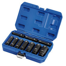 Metric Deep Impact Socket Set, 1/2