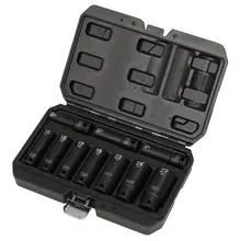 Draper 83096 Metric Deep Impact Socket Set, 1/2